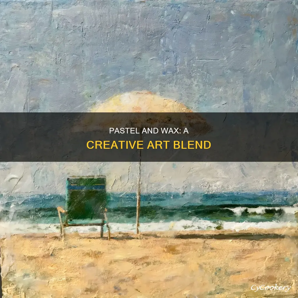 can you use pan pastels with cold wax painting