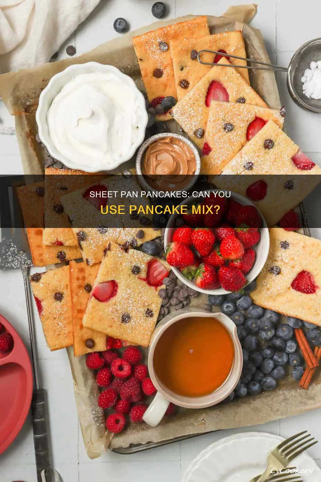 can you use pancake mix for sheet pan pancakes