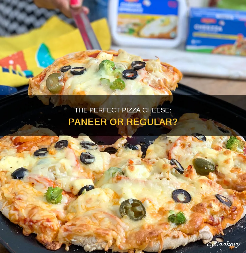 can you use paneer cheese for pizza