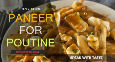 The Perfect Poutine: Can Paneer Replace Cheese Curds?