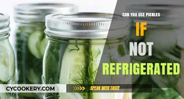 Can Unrefrigerated Pickles Be Safely Eaten? Storage Tips Revealed