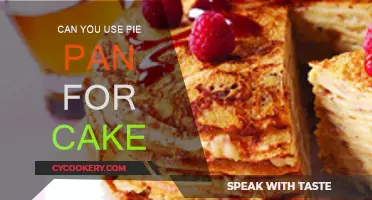 Pie Pans for Cakes: A Good Idea?