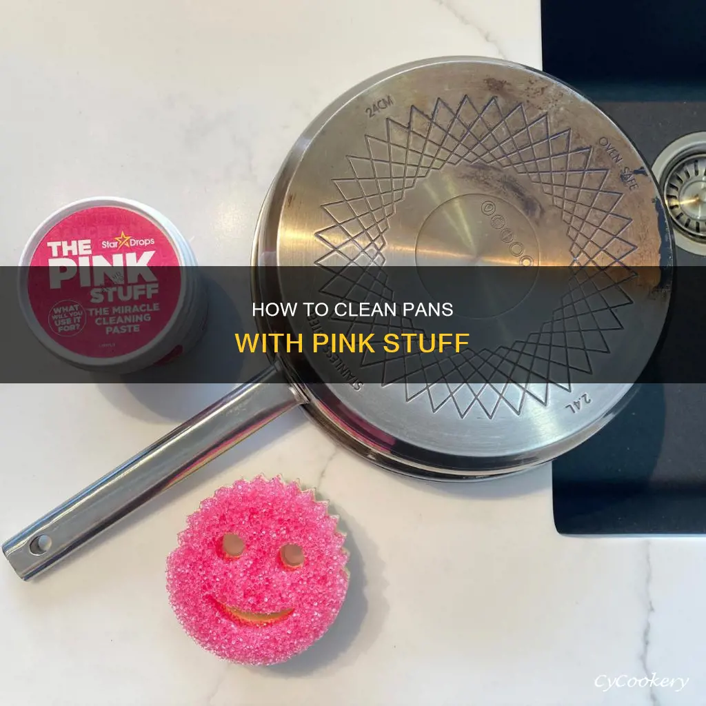 can you use pink stuff on inside of pans