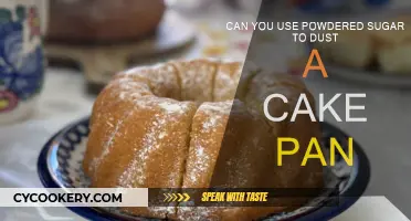 How to Dust a Cake Pan with Powdered Sugar