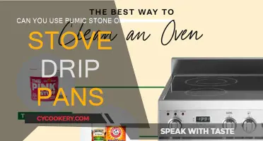 How to Clean Stove Drip Pans with Pumice Stone?