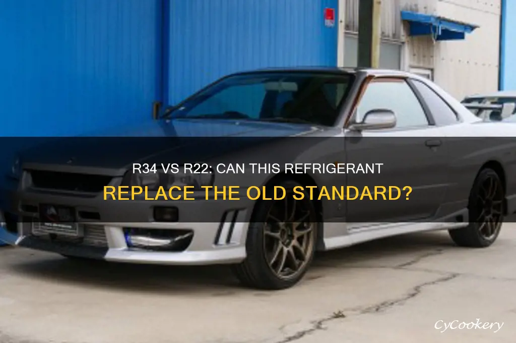 can you use r34 instead of r22 refrigerant
