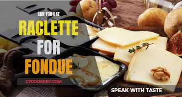 Raclette and Fondue: Can You Use the Same Cheese?