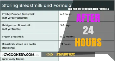 Refrigerated Formula Safety: Is It Still Good After 24 Hours?