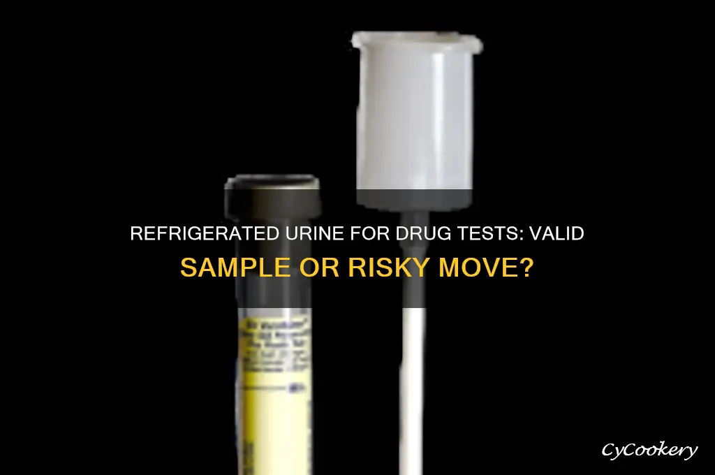 can you use refrigerated urine for a drug test