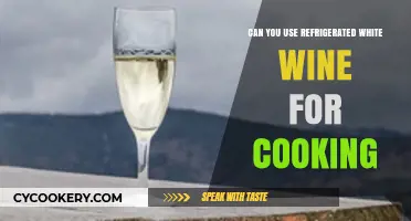 Refrigerated White Wine in Cooking: Tips and Best Practices