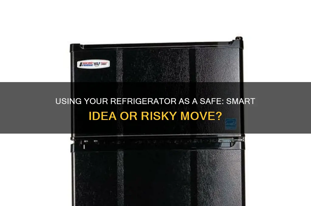 can you use refrigerator as a safe