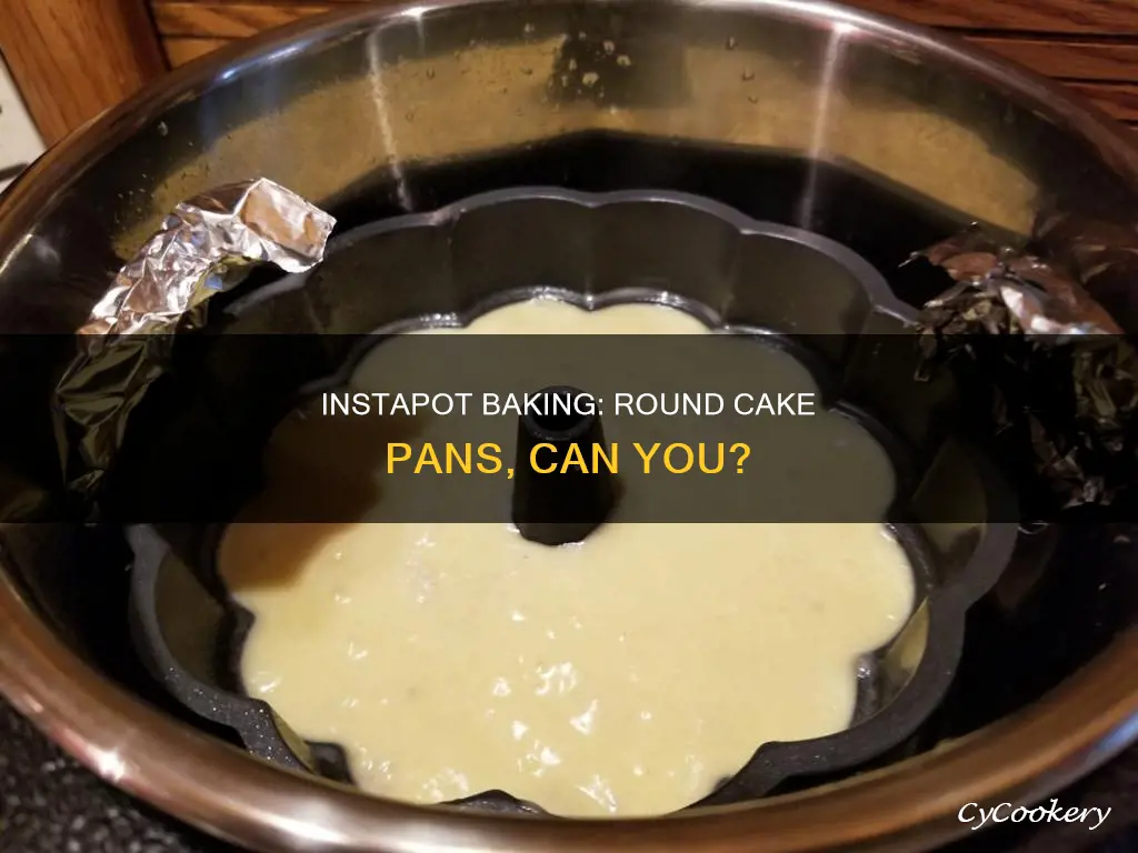can you use regular round cake pans in instapots