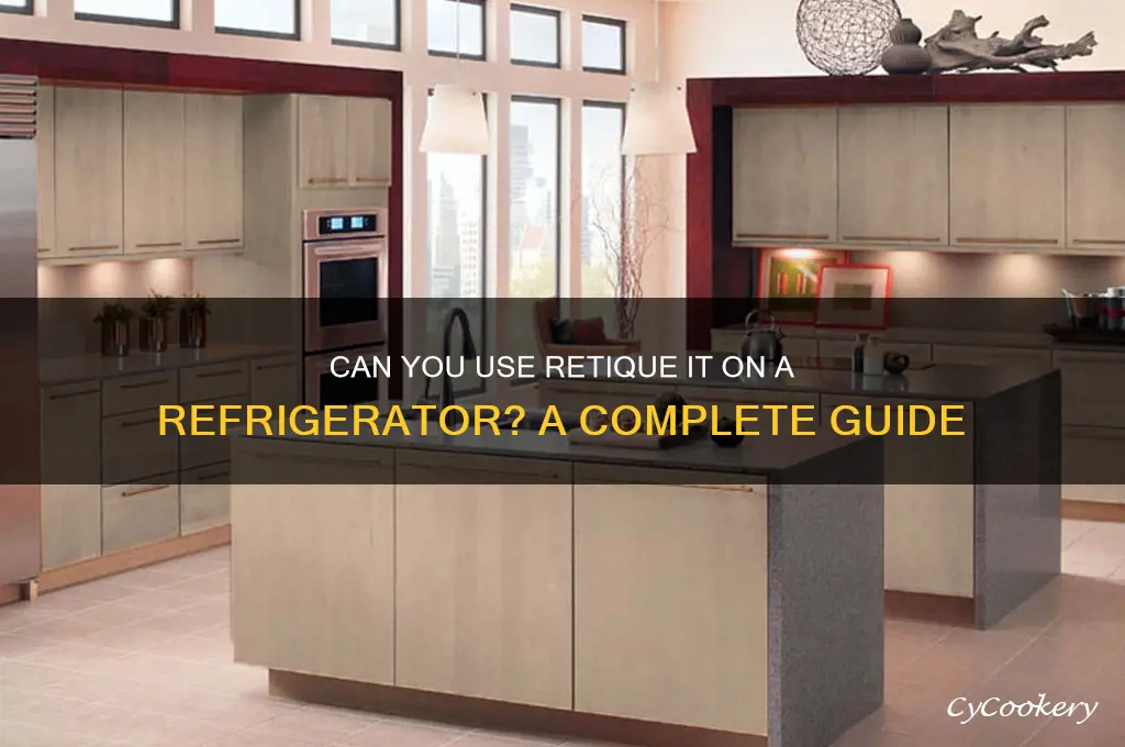 can you use retique it on a refrigerator