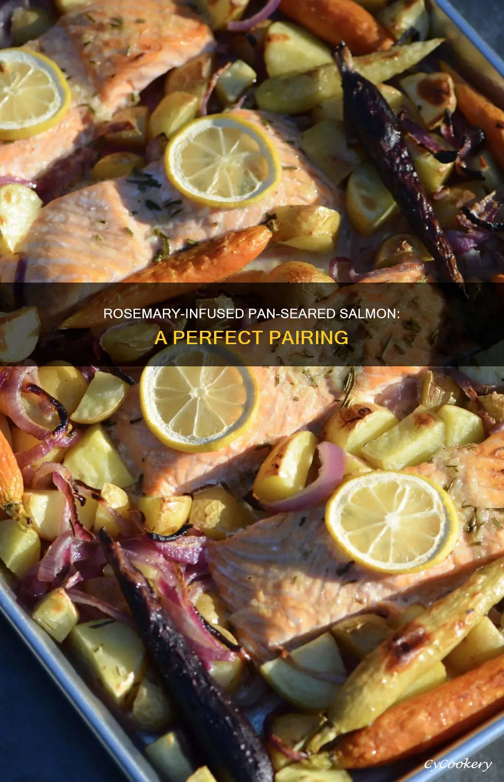 can you use rosemary on salmon on pan