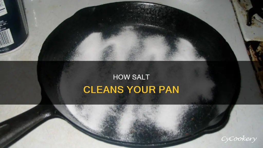 can you use salt to clean a pan