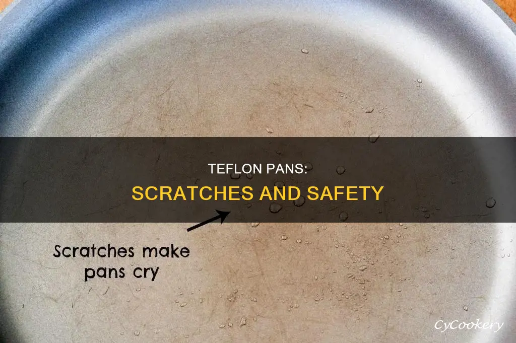 can you use scratched teflon pans