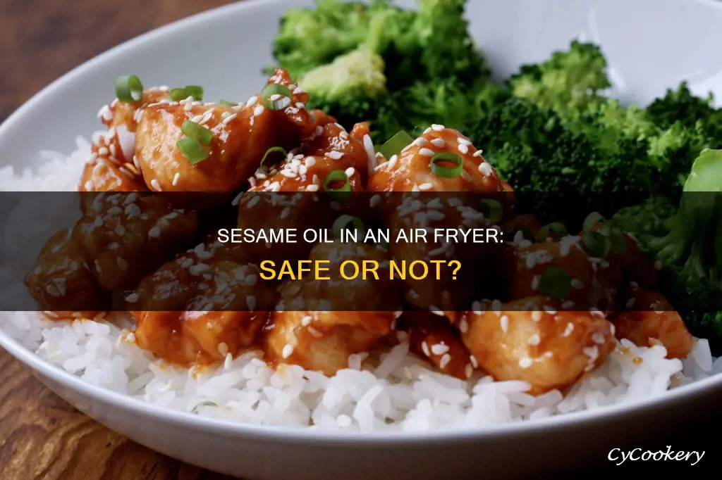 can you use sesame oil in air fryer