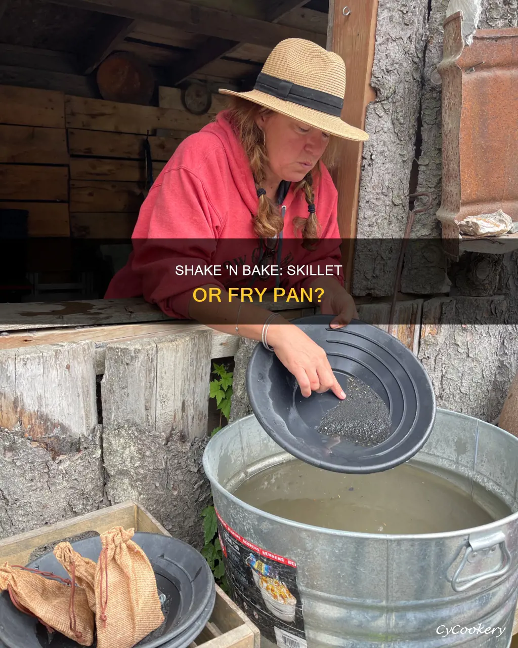 can you use shake and bake in a fry pan