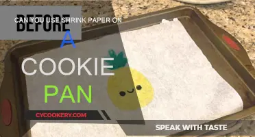 Shrink Paper and Cookie Pans: A Creative Combo?