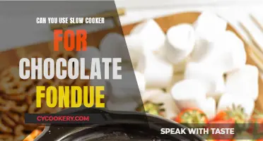 Slow Cooker Chocolate Fondue: A Decadent Dessert Experience