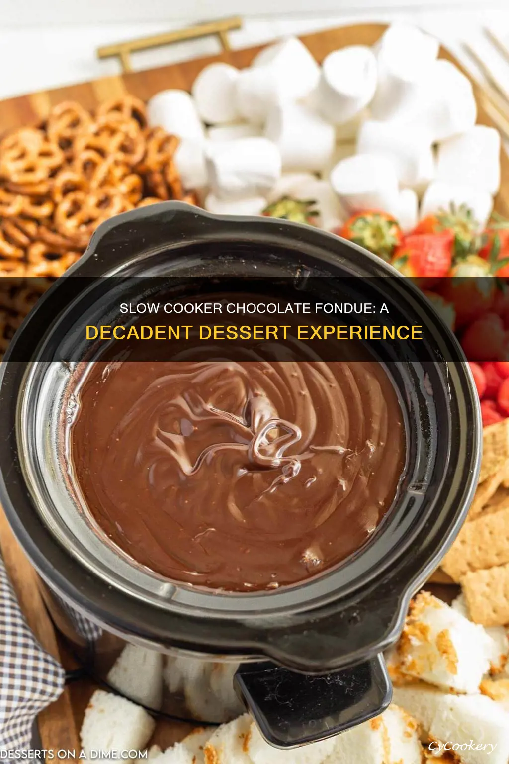 can you use slow cooker for chocolate fondue