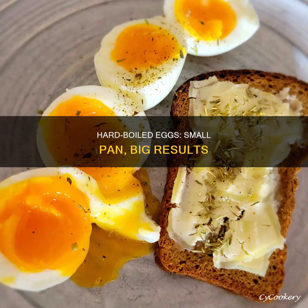 can you use small pan hard boiled eggs