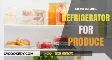 Using a Small Refrigerator for Produce: Tips and Best Practices