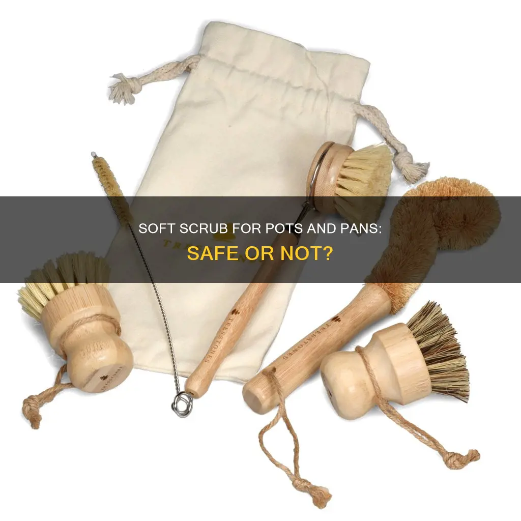 can you use soft scrub on pots and pans