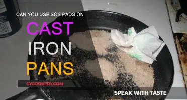 How to Clean Cast Iron with SOS Pads
