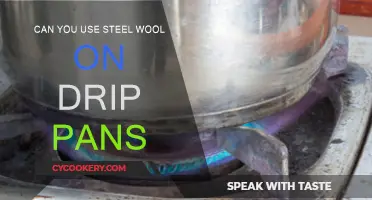 How to Clean Drip Pans with Steel Wool?