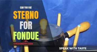 Sterno for Fondue: A Safe and Tasty Option?