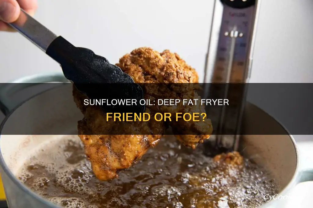 can you use sunflower oil in a deep fat fryer