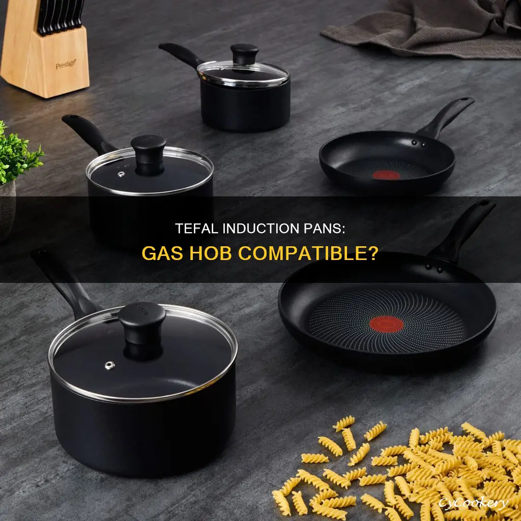 can you use tefal induction pans on a gas hob