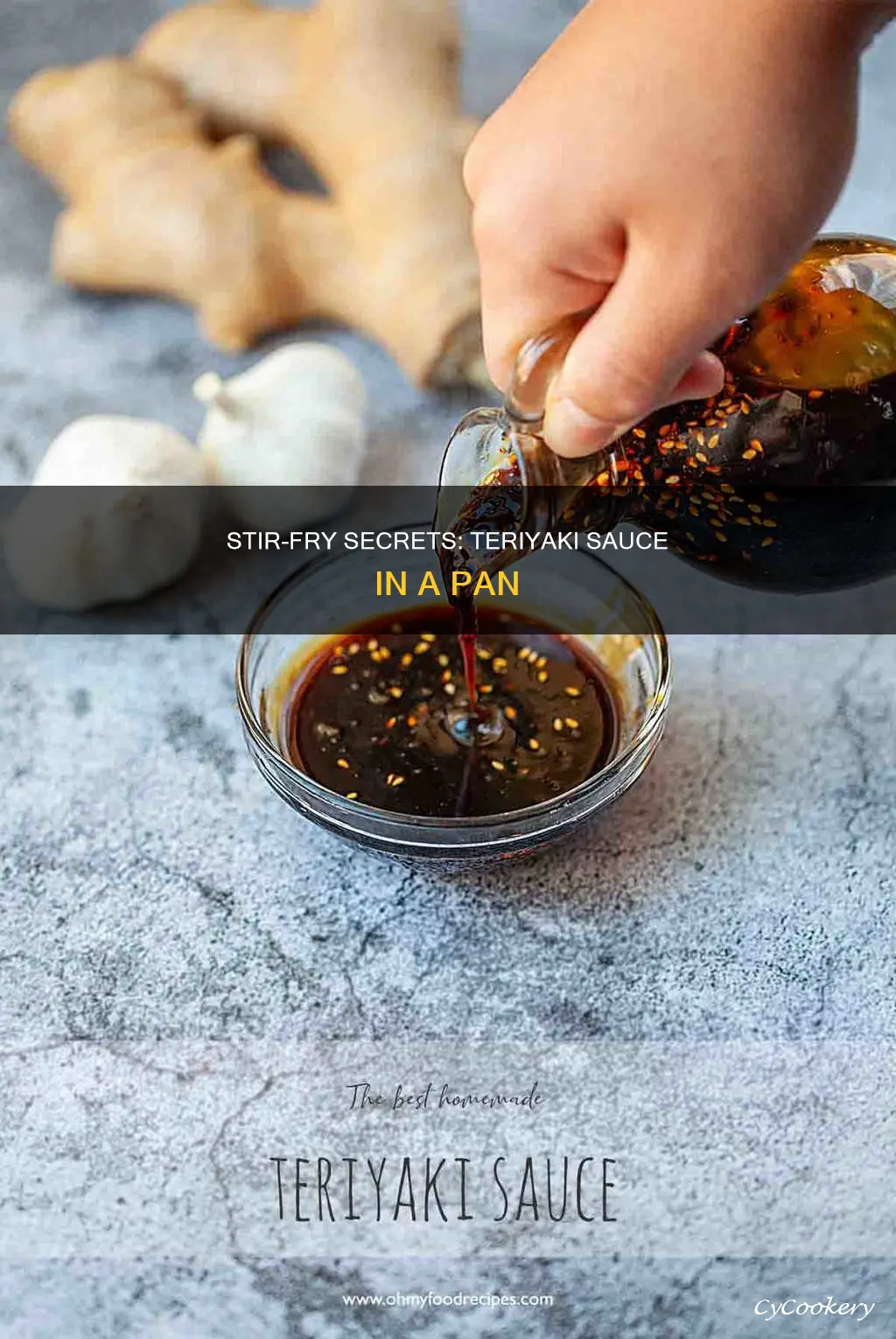 can you use terriyaki sauce in a pan