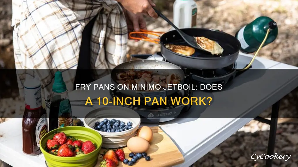 can you use the 10 fry pan on minimo jetboil