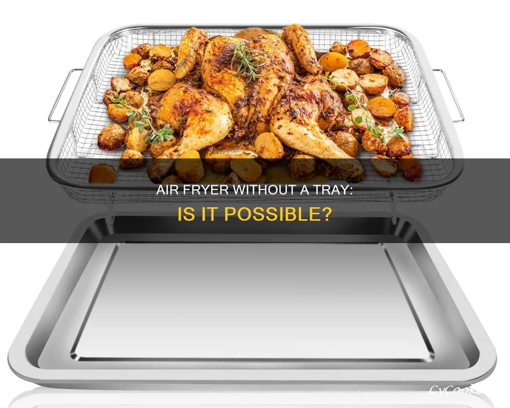 can you use the air fryer without the tray