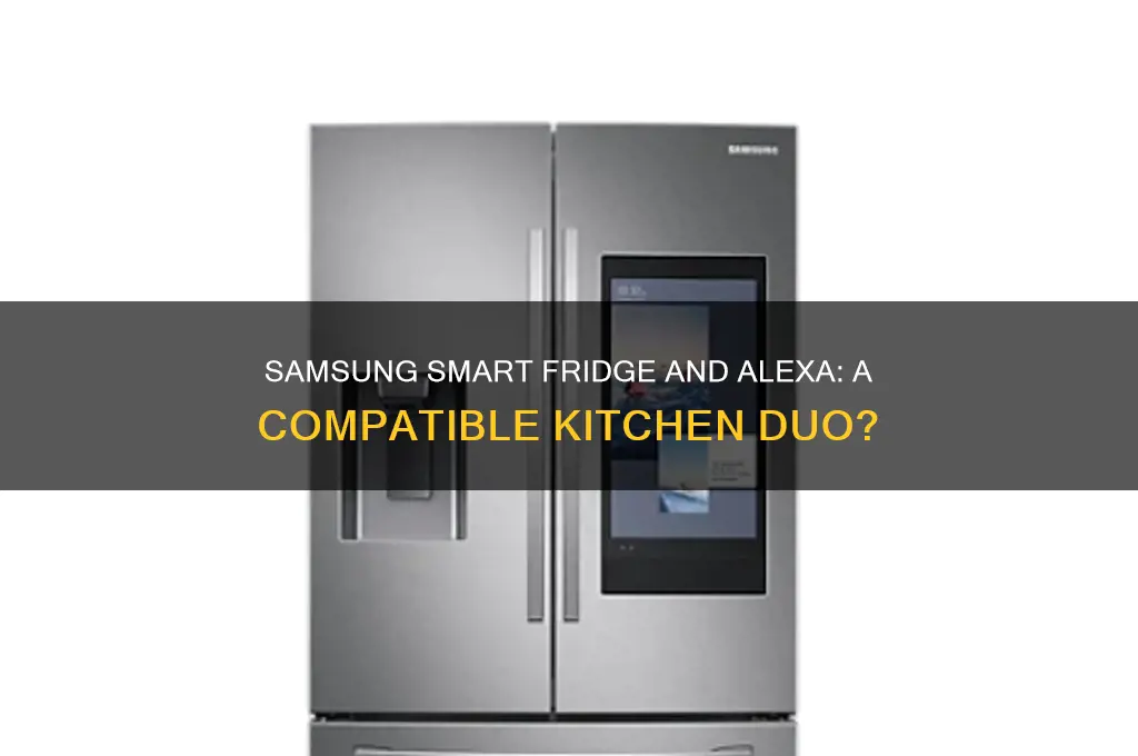 can you use the samsung smart refrigerator with alexa