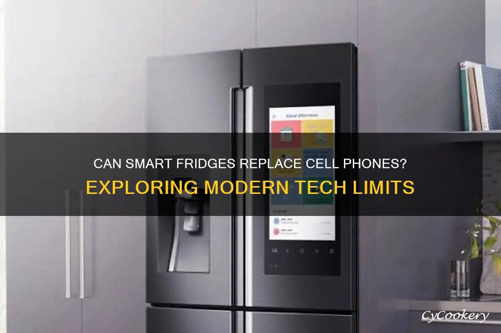 can you use the smart refrigerator as a cell phone