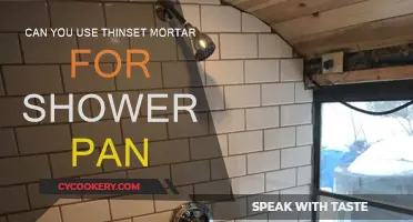 The Best Mortar for Shower Pans: Thinset Explained