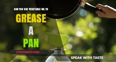 Vegetable Oil: A Good Pan Grease?