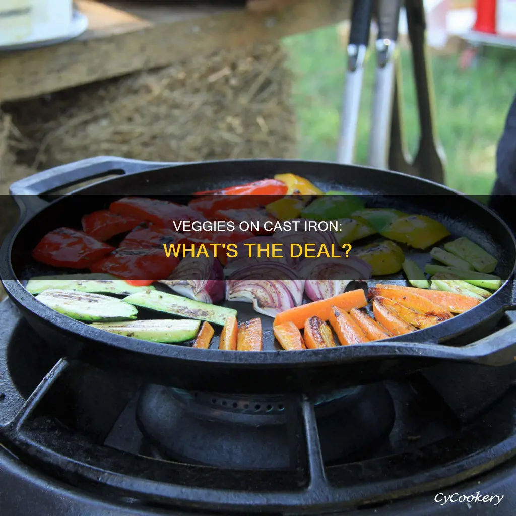 can you use vegetable on a cast iron pan