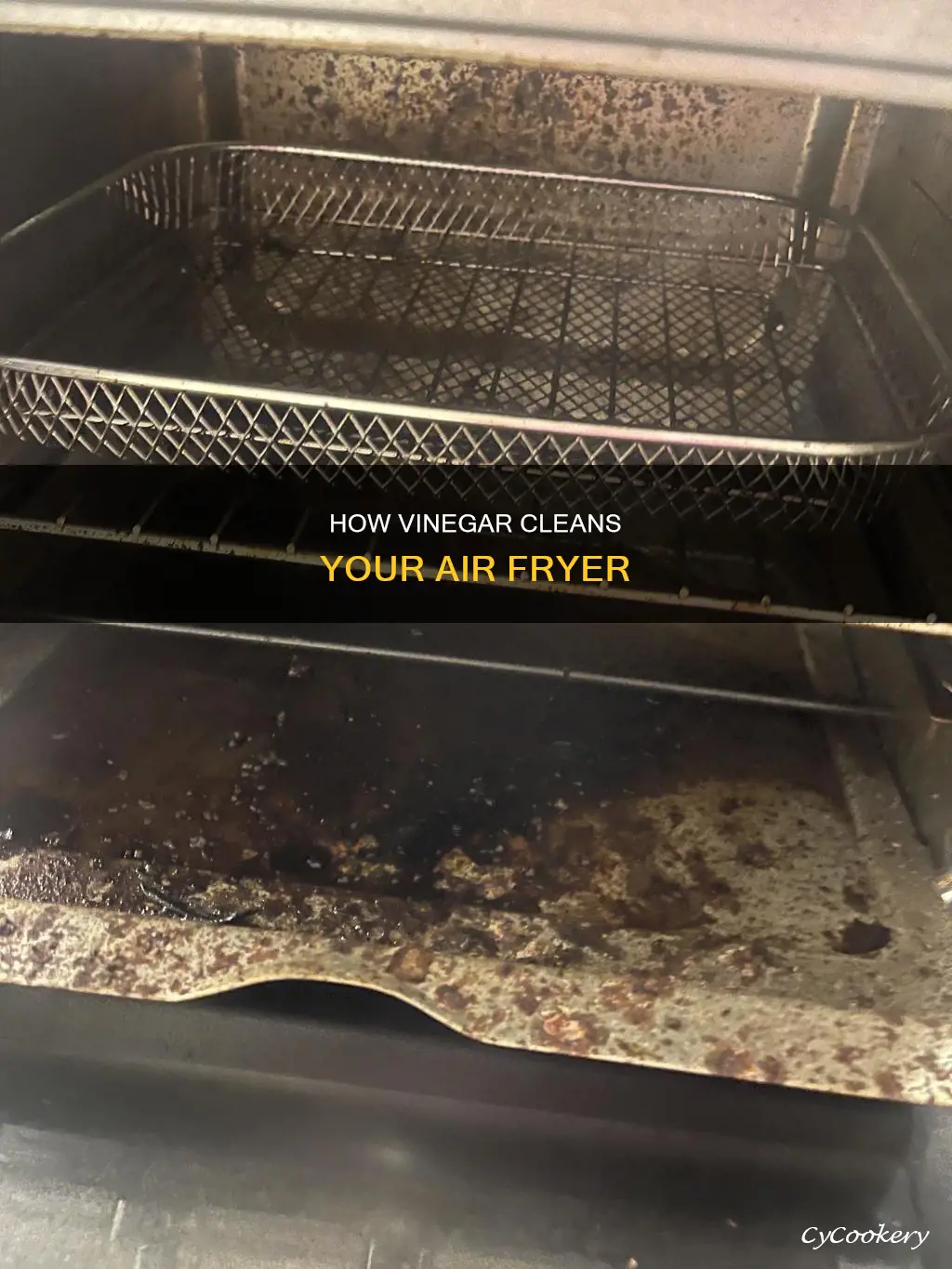 can you use vinegar to clean air fryer