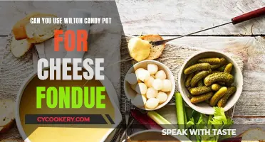 Cheese Fondue: Wilton Candy Pot, a Good Choice?