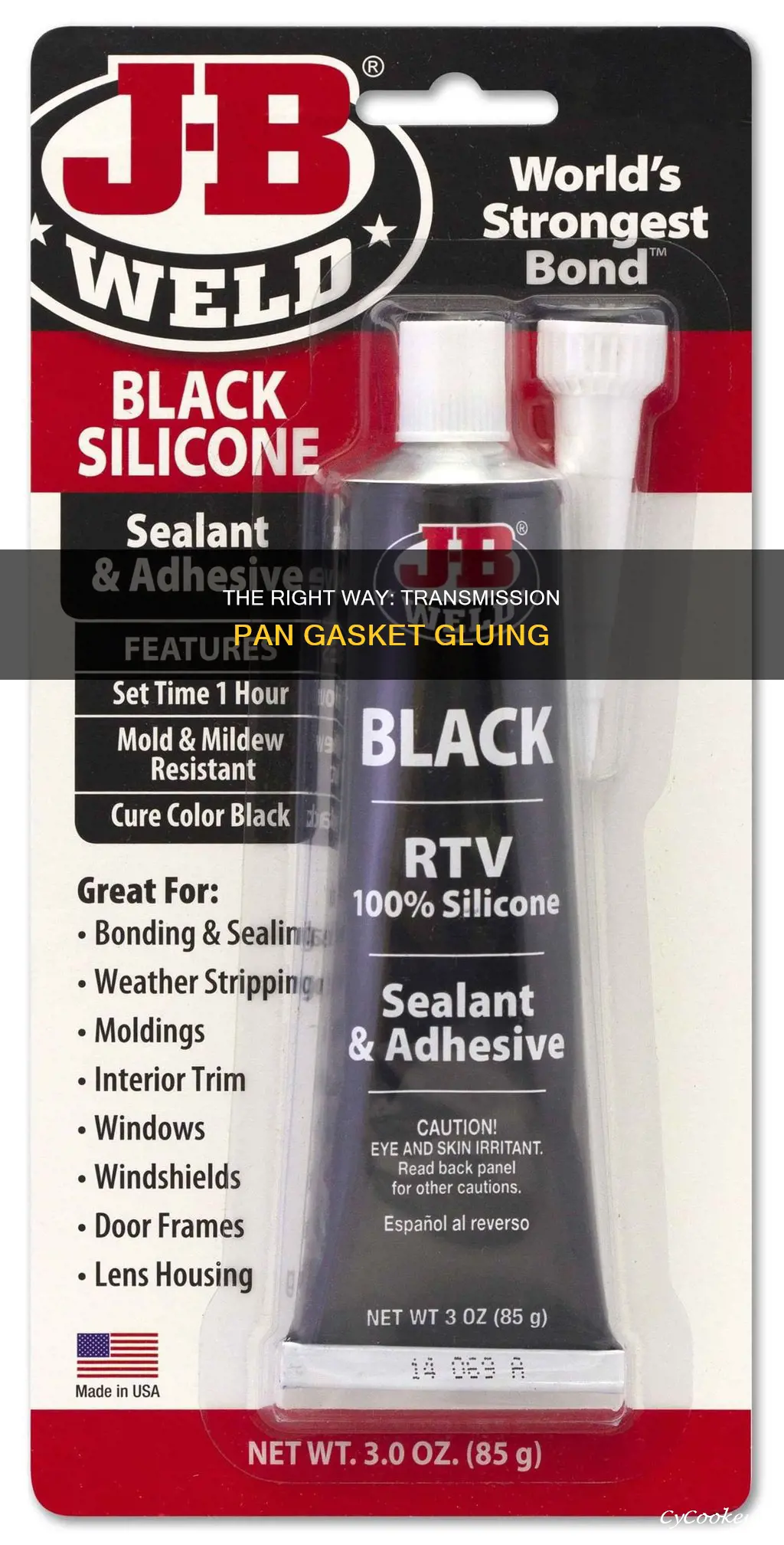 can you uses glues with your transmission pan gasket