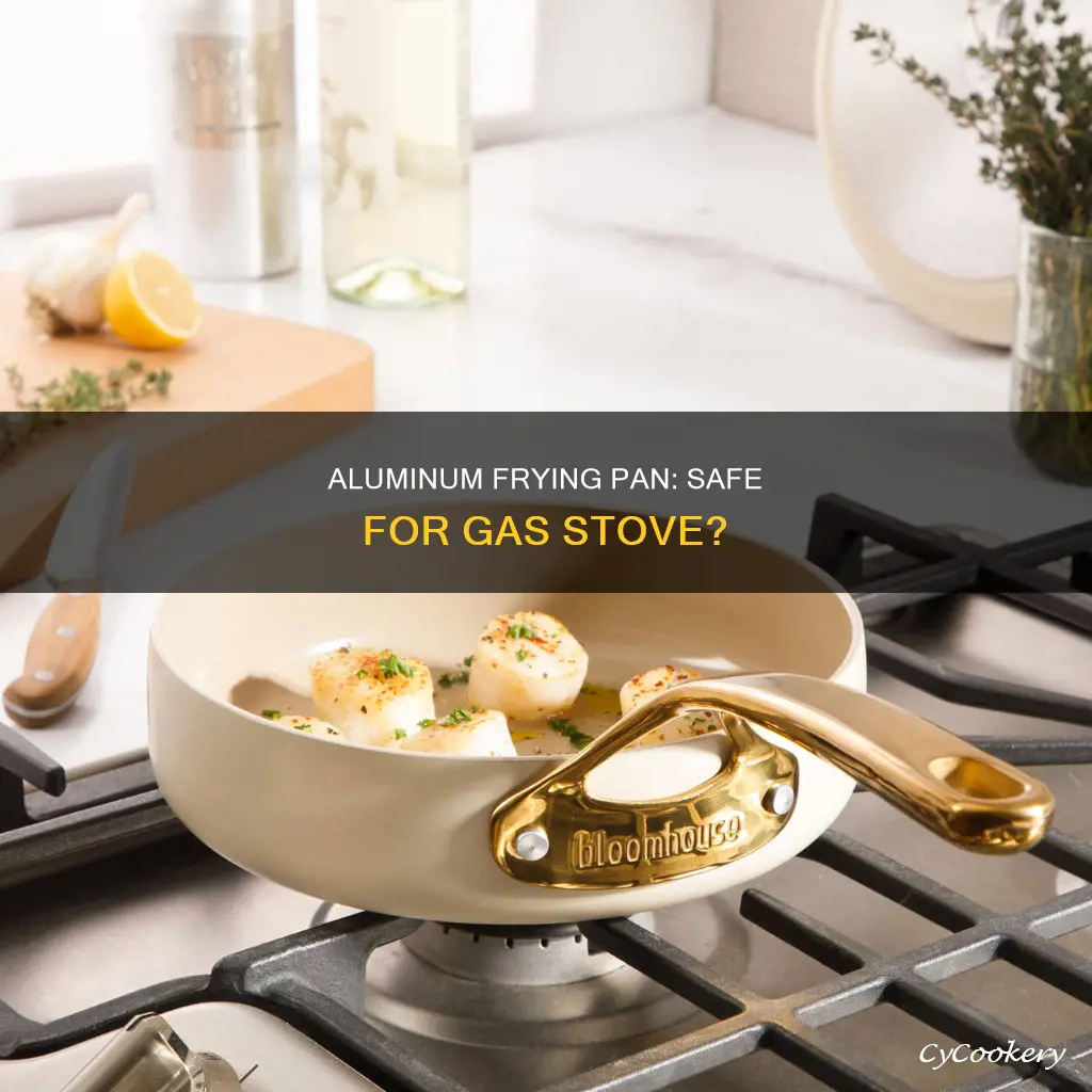 can you usr an aluminum frying pan on gas stovr