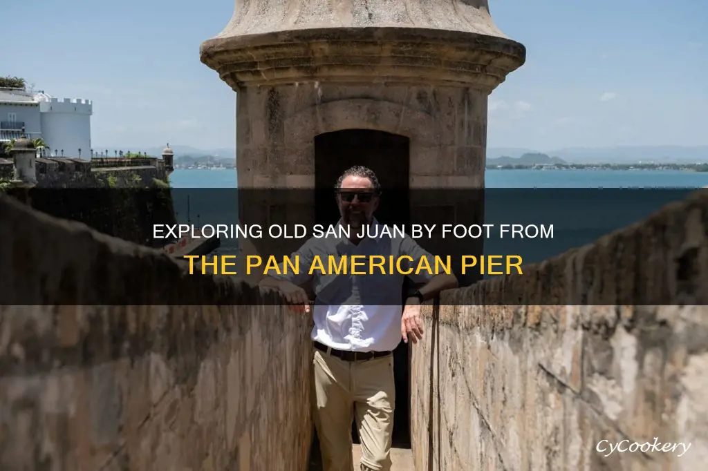 can you walk pan american pier to old san juan