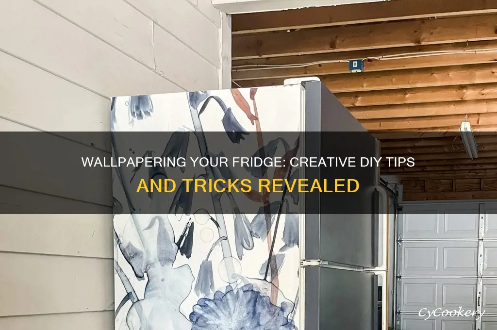 can you wallpaper a refrigerator