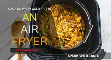 Air Fryer Rice Revival: Warming Cold Rice