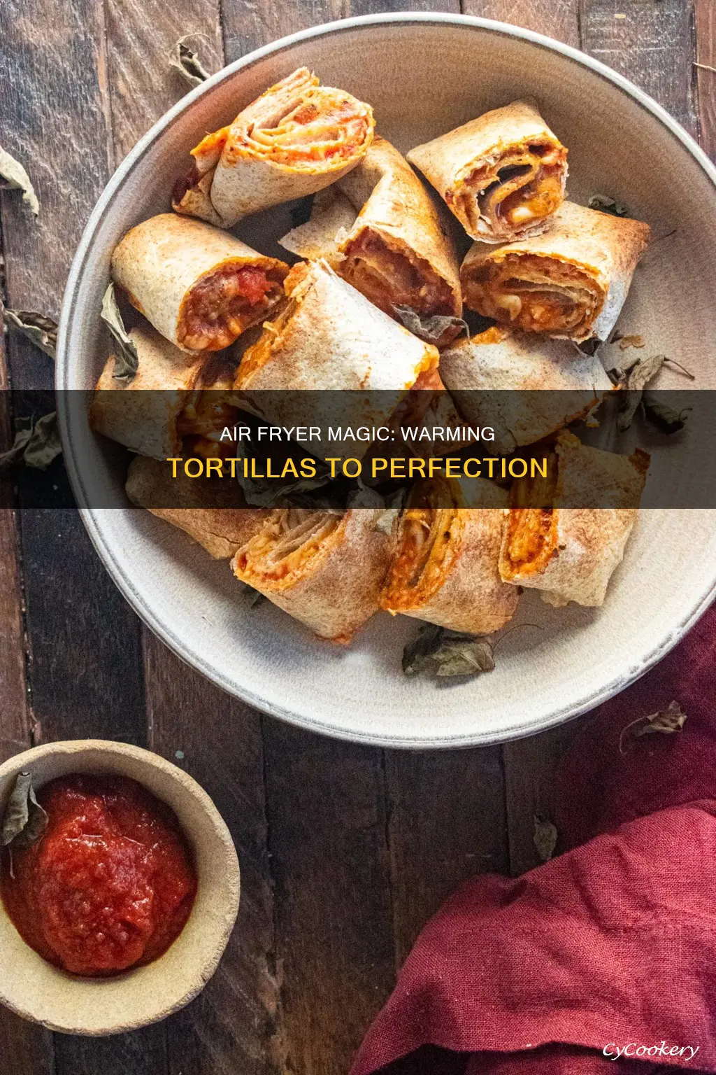 can you warm flour tortillas in air fryer