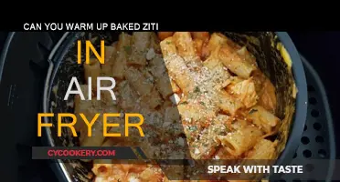 Air Fryer Magic: Warming Up Baked Ziti